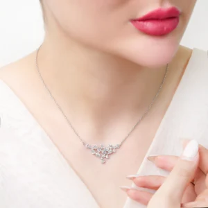 گردنبند نقره زنانه بارش SNH1001