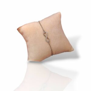 دستبند نقره زنانه بی نهایت SCH 009