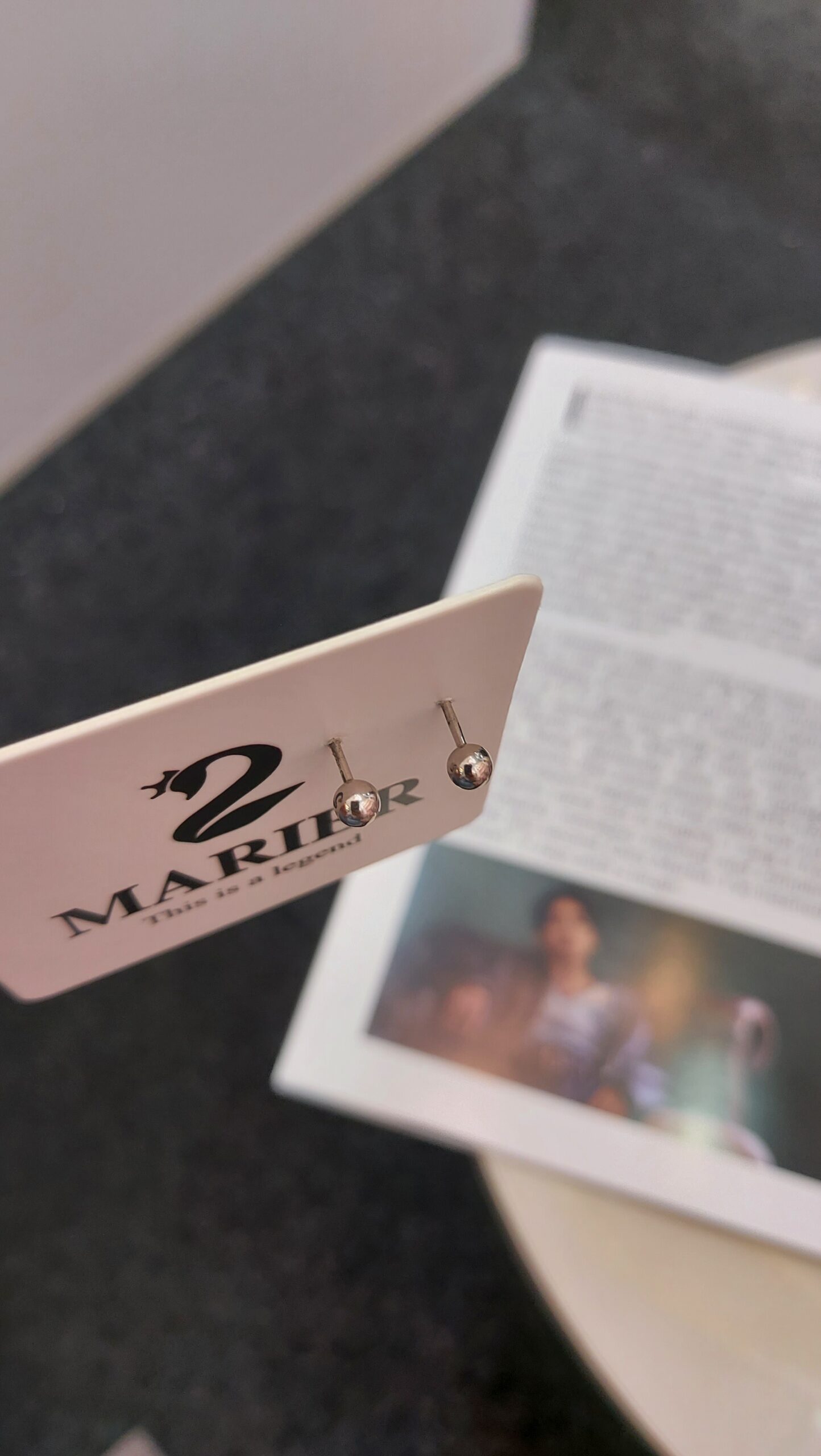 گوشواره پرسینگی نقره دخترانه شکوفه SE 019